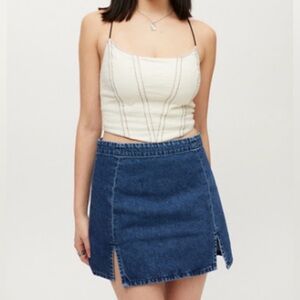 BDG Blue Denim Skirt NWT